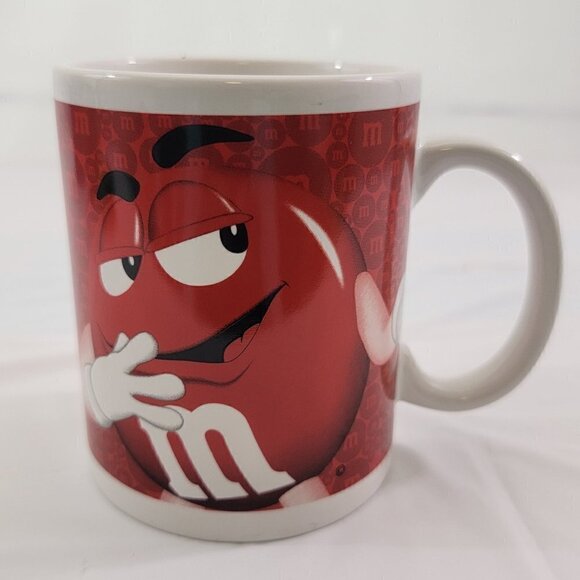 M&M’s Yellow and Red 12 Oz Official Licensed Ceramic Coffee Cup Mug - Picture 16 of 16